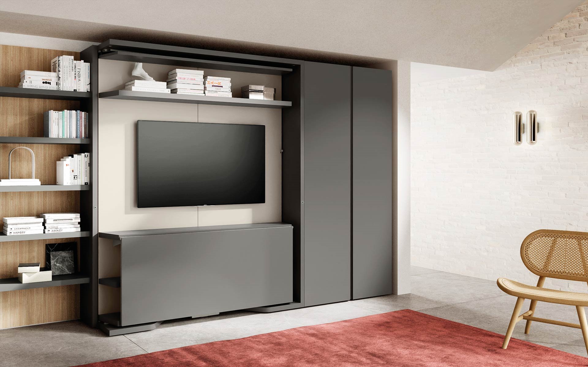 Opklapbed LGM TV Table BedHabits 5